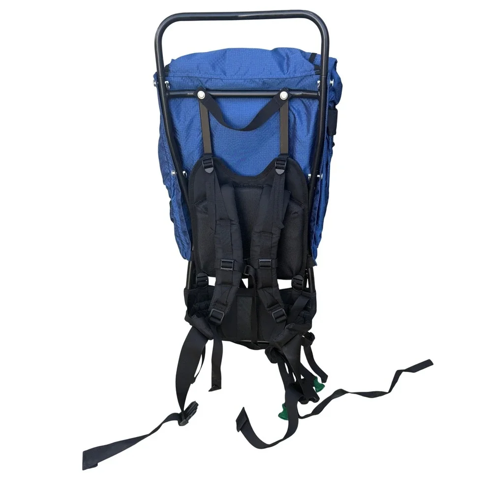 Kelty Long Trail Scout External Frame Backpack Unisex Blue Vintage 25904102
